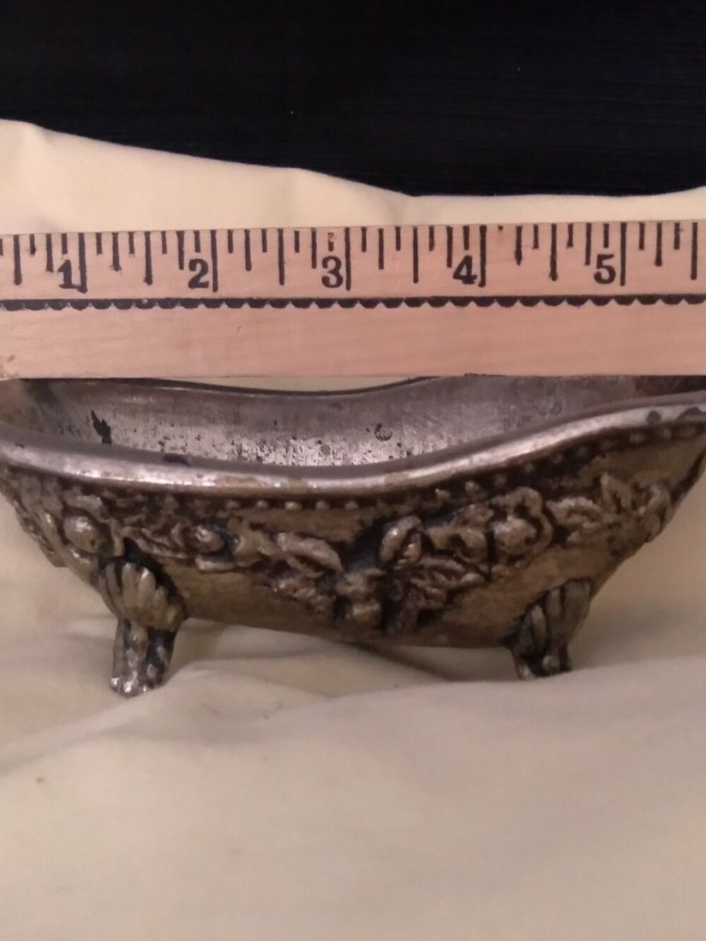 6" Metal-Cast Clawfoot Bathtub - Picture 6 of 8